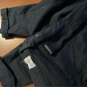 Hudson black stretchy pants crop harkin